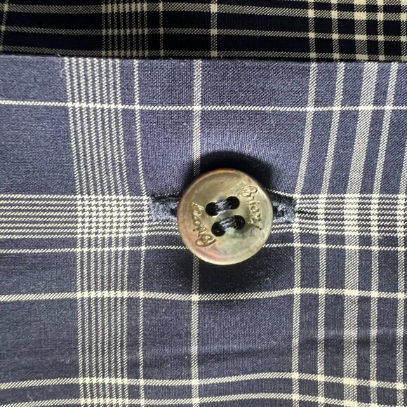 Brioni Made in Italy Navy Button-Down Shirt, Tailored Fit, Size L - Picture 5 of 5
